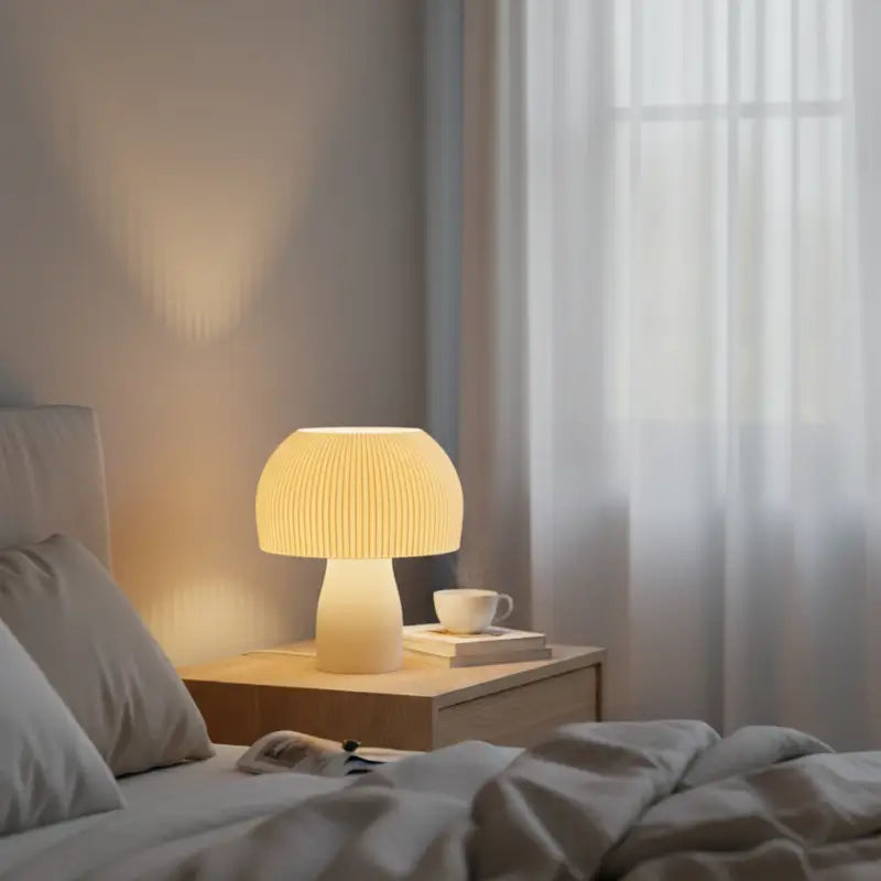 Abajur de Mesa Cogumelo Minimalista - Casas Gael