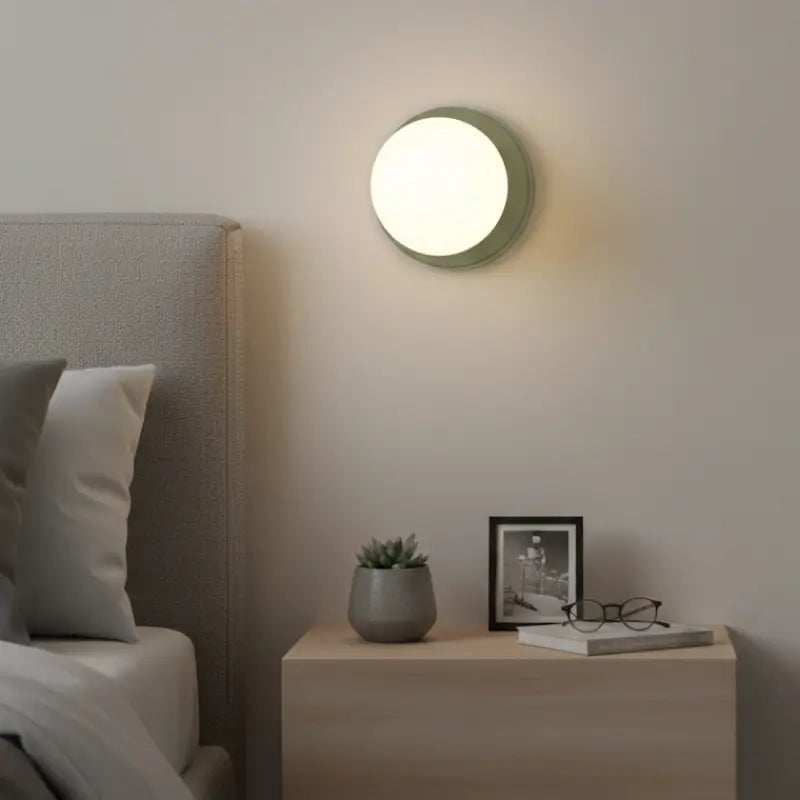 Arandela de Parede Para Quarto Globo de Vidro - Casas Gael