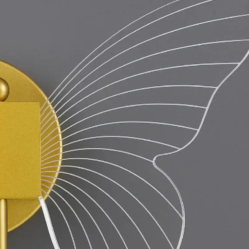 Arandela de Parede Borboleta Sofisticada - Casas Gael