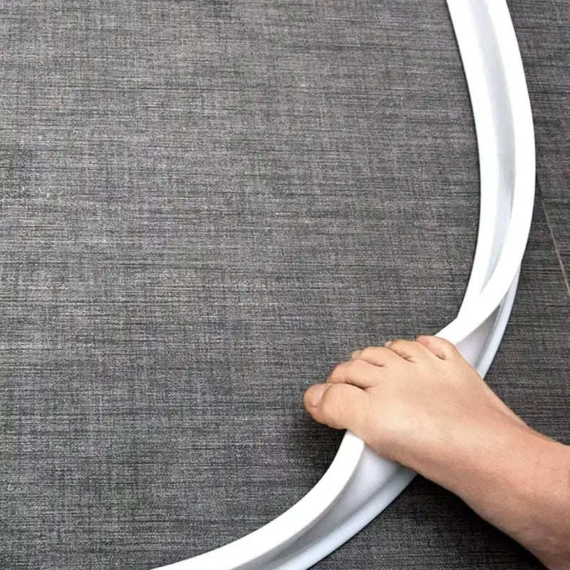 Barreira Vedação para Banheiro Adesiva para Bloqueio de Água 2 Metros -Casas Gael