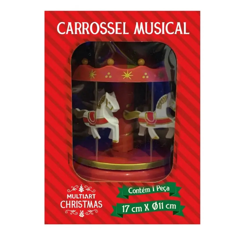 Decoração de Natal Carrossel Musical -Casas Gael