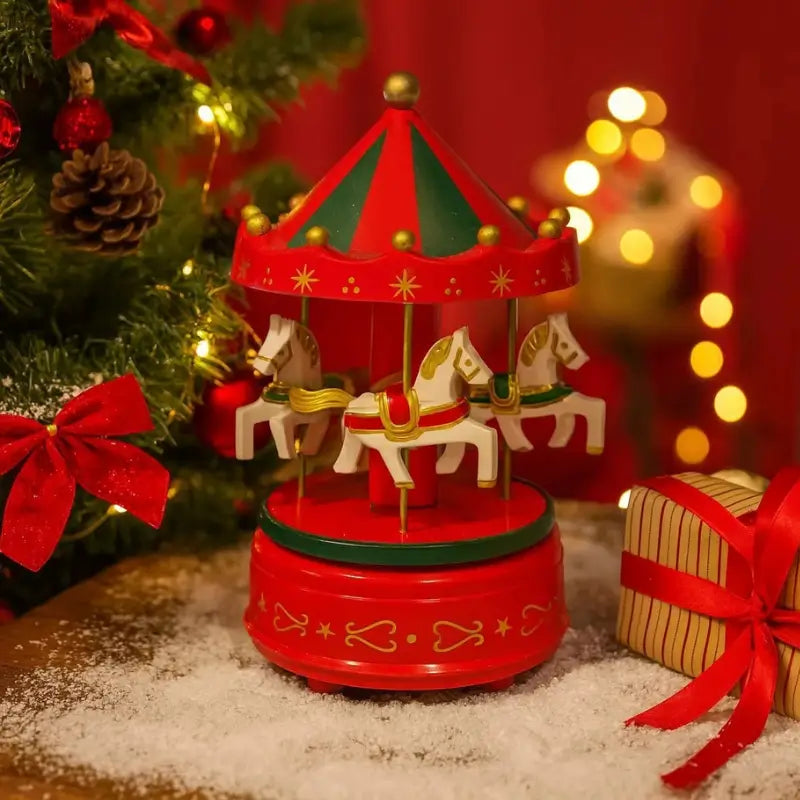 Decoração de Natal Carrossel Musical -Casas Gael