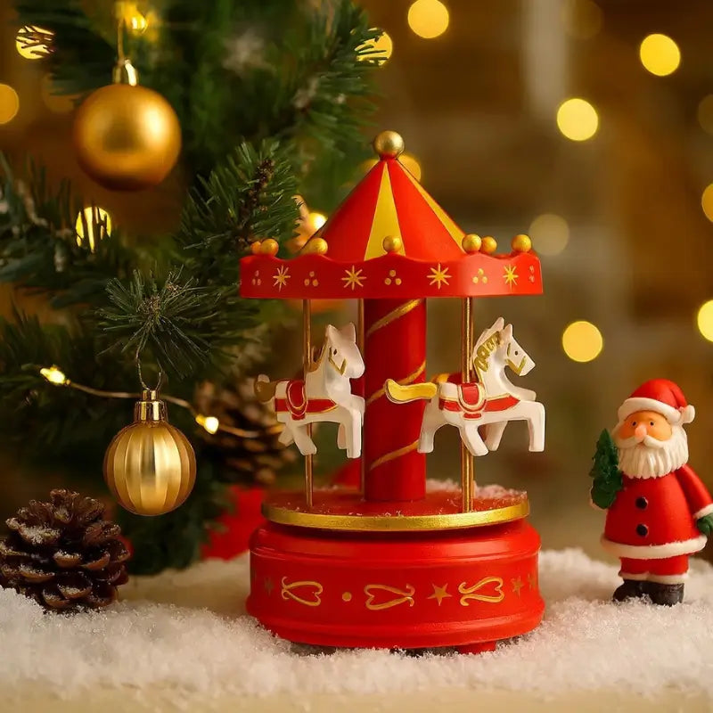 Decoração de Natal Carrossel Musical -Casas Gael