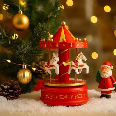 Decoração de Natal Carrossel Musical -Casas Gael