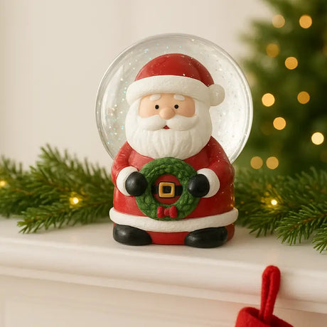 Decoração de Natal Globo de Neve em Vidro - Casas Gael