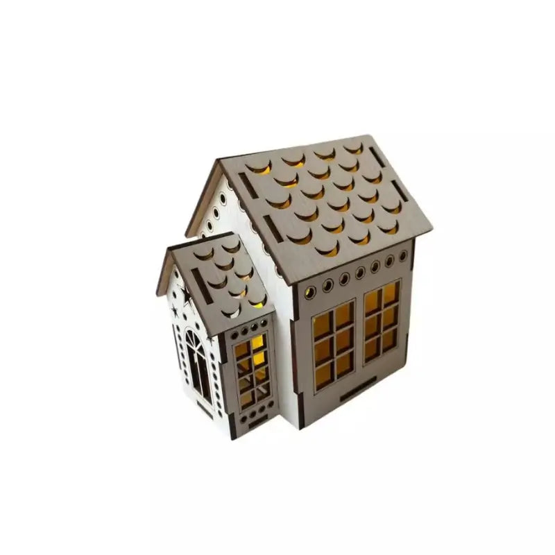 Decoração de Natal Vila de casas 4 peças com Luz - Casas Gael