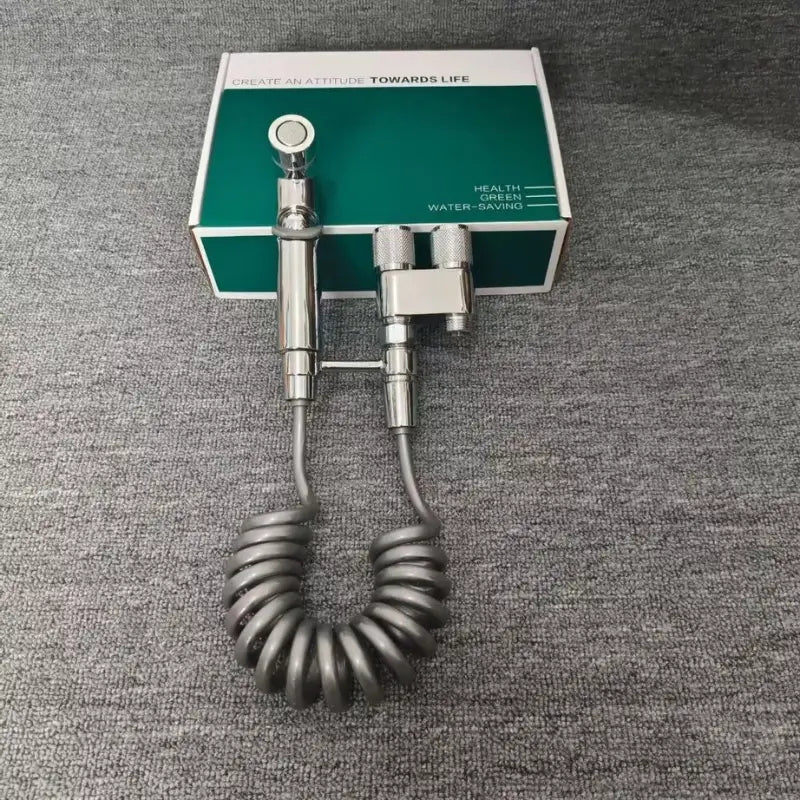 Ducha Higiênica para Banheiro Kit Completo com Registro Duplo - Casas Gael