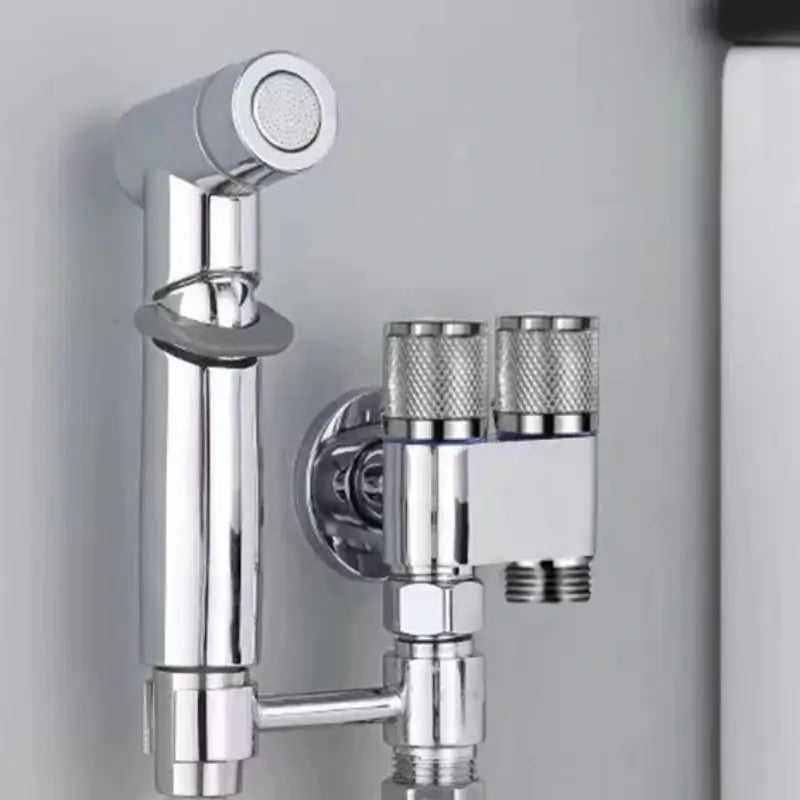 Ducha Higiênica para Banheiro Kit Completo com Registro Duplo - Casas Gael