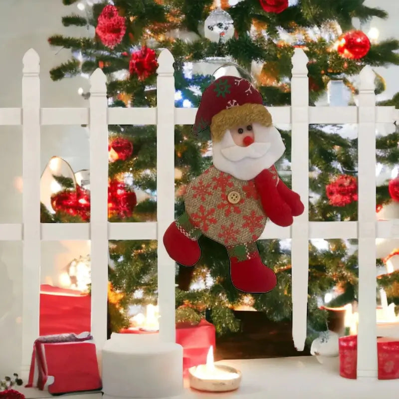 Enfeites de Natal em Pelúcia 6 peças - Casas Gael