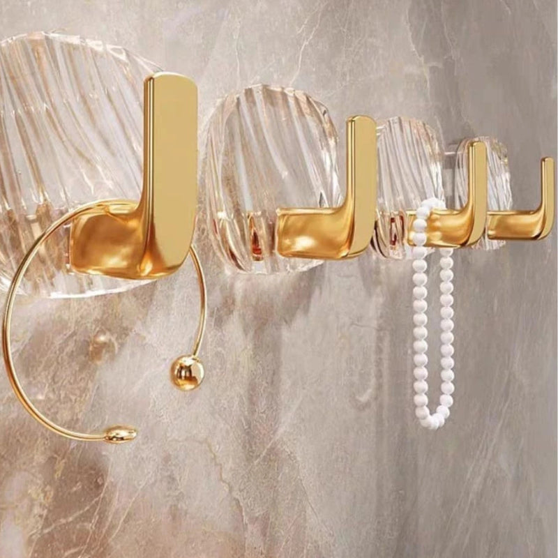 Gancho Adesivo Premium 4 Unidades para Toalhas e Acessórios - Casas Gael