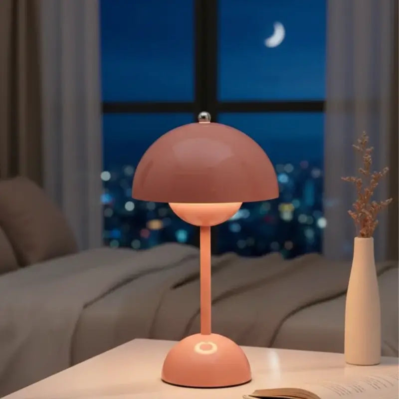 Luminária de Mesa Decorativa Cogumelo sem Fio - Casas Gael