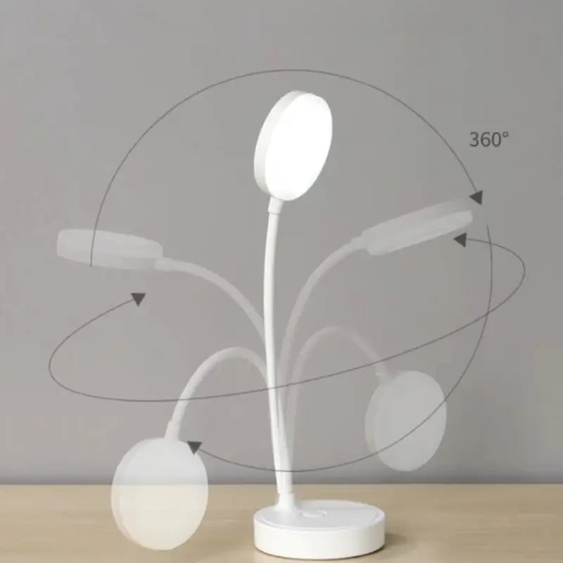 Luminária de Mesa Decorativa LED Flexível Touch - Casas Gael