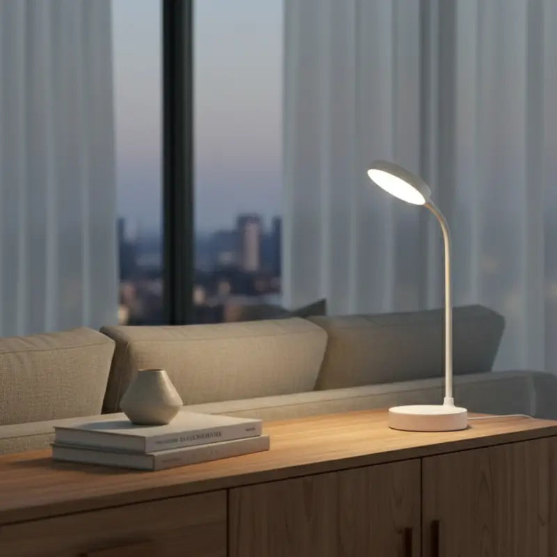 Luminária de Mesa Decorativa LED Flexível Touch - Casas Gael