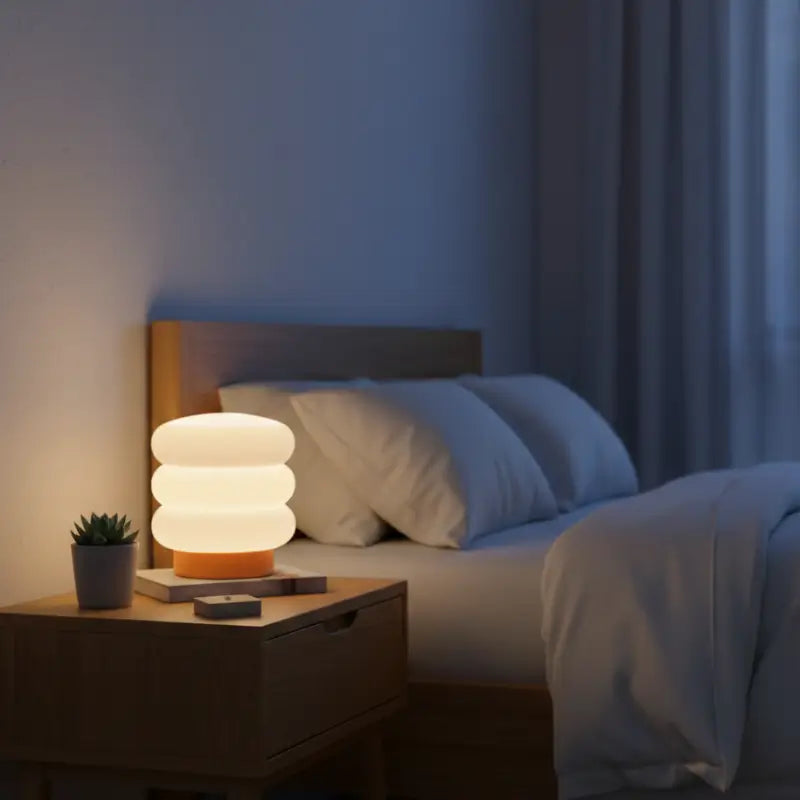 Luminária de Mesa Decorativa Nuvem com Lâmpada LED Casas Gael