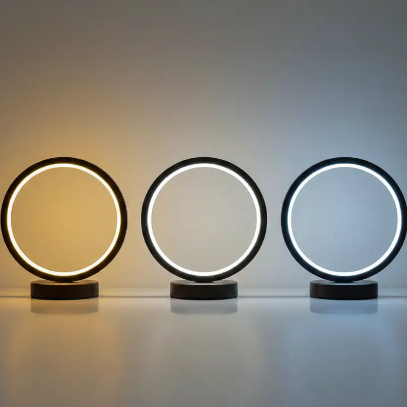 Luminária de Mesa Decorativa Redonda LED Moderna - Casas Gael