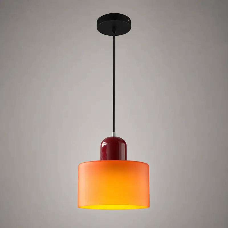 Luminária de Teto Pendente Nórdica em Vidro Cores- Casas Gael