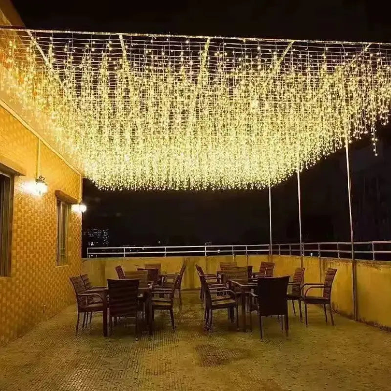 Pisca Pisca Cascata de Natal 10 Metros 110V - Casas Gael