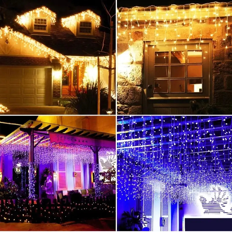 Pisca Pisca Cascata de Natal 10 Metros 110V - Casas Gael