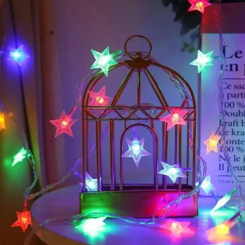 Pisca Pisca Estrela LED 20 Luzes 4 Metros para Decoração de Natal - Casas Gael