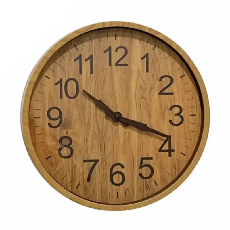 Relógio de Parede Moderno Wooden 30cm - Casas Gael