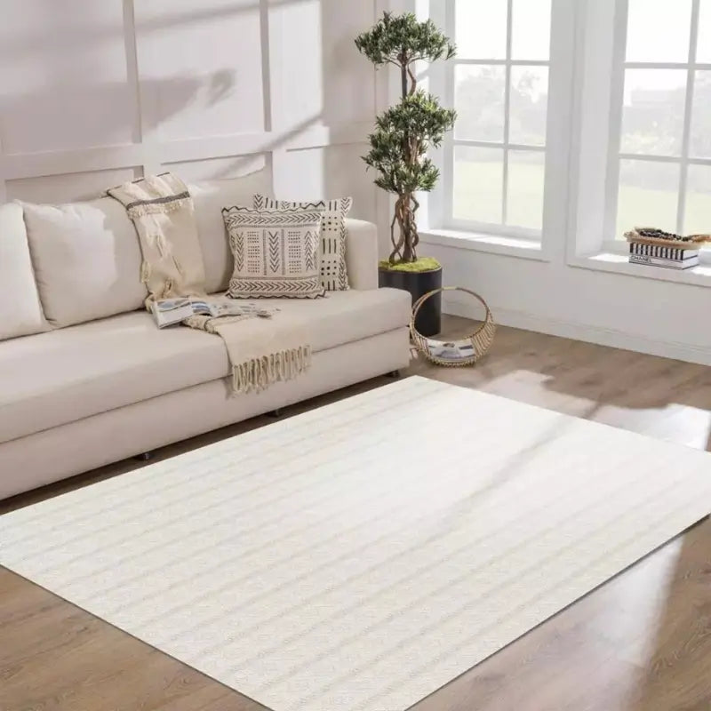 Tapete Listrado para Sala em Algodão 150x200cm - Casas Gael