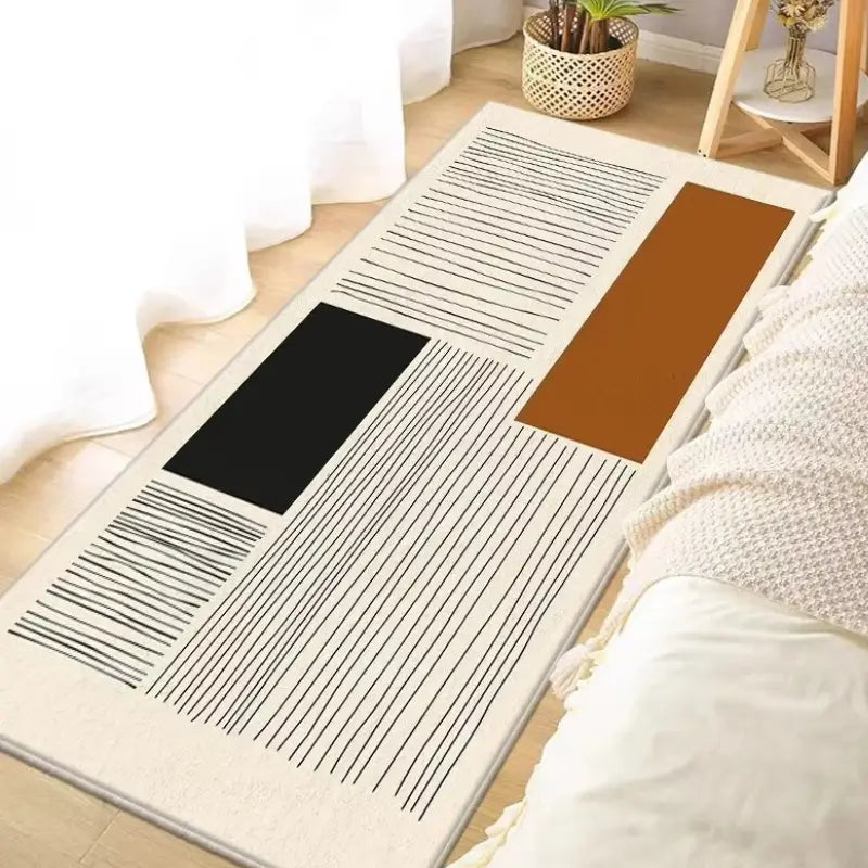 Tapete Passadeira Antiderrapante 150x50cm em Veludo Cristal - Casas Gael