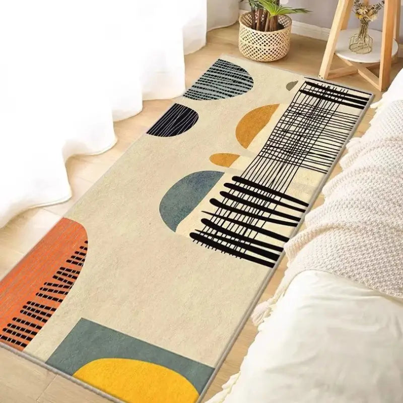 Tapete Passadeira Antiderrapante 150x50cm em Veludo Cristal - Casas Gael