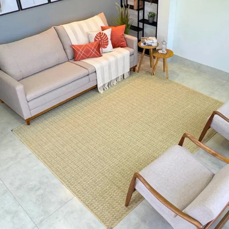 Tapete Sisal para Sala Antiderrapante 150x200cm - Casas Gael