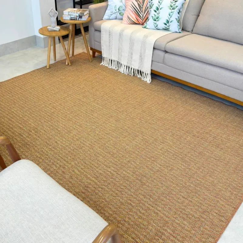 Tapete Sisal para Sala Antiderrapante 250x200cm - Casas Gael