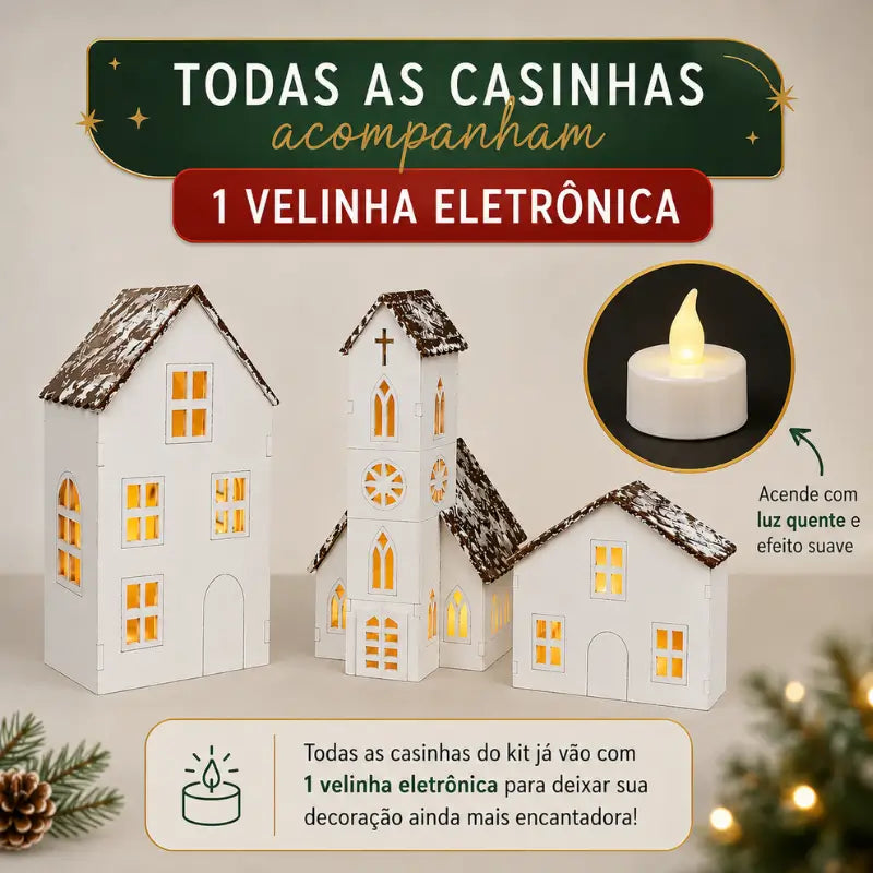 Vila de Natal com Casinhas - Casas Gael
