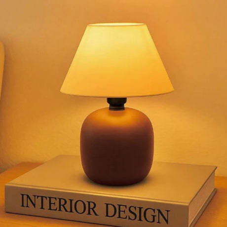 Abajur de Mesa Para Quarto em Cerâmica Bivolt