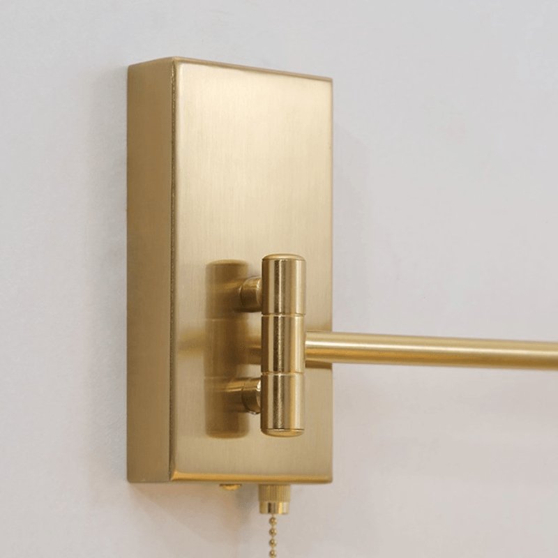 Arandela de Parde Articulada Retrô dourada - Casas Gael