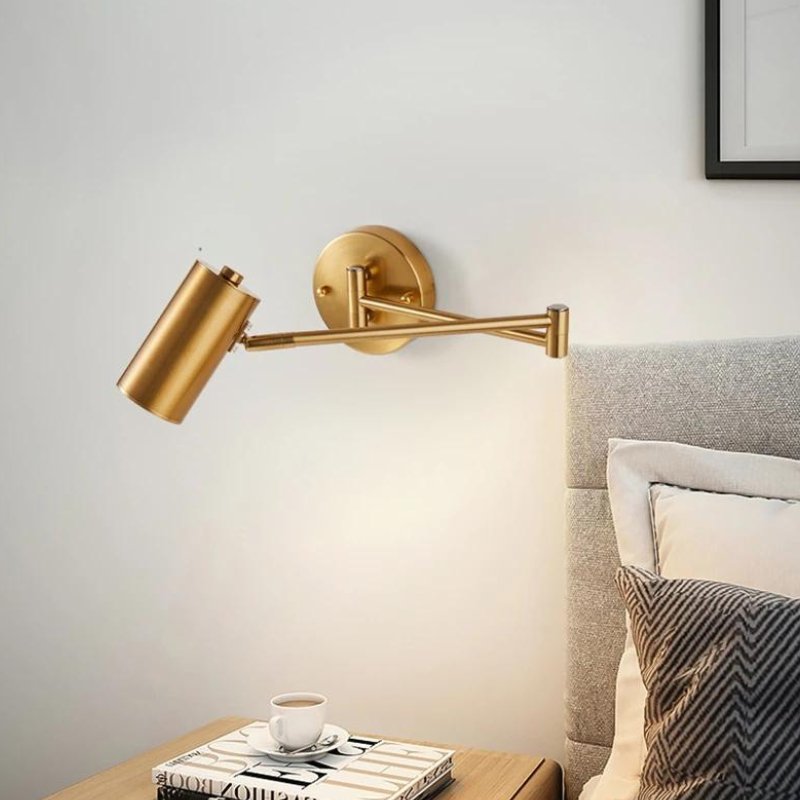 Arandela de Parede Articulada LED em Metal - Casas Gael