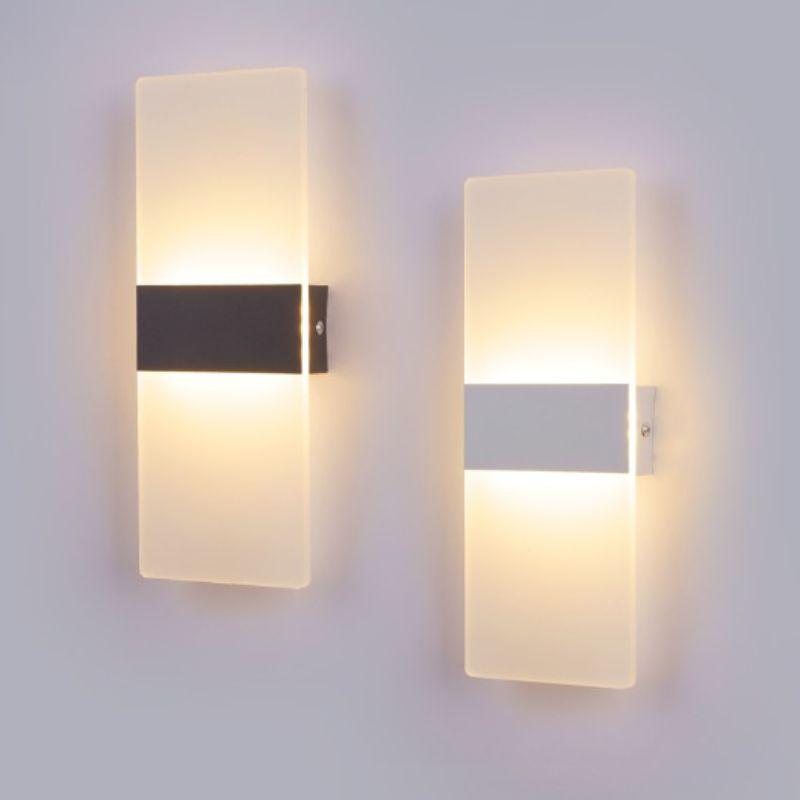 Arandela de Parede Minimalista Acrílico - Casas Gael