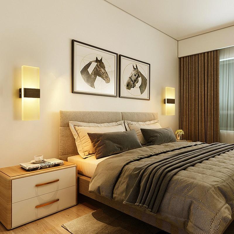 Arandela de Parede Minimalista Acrílico - Casas Gael