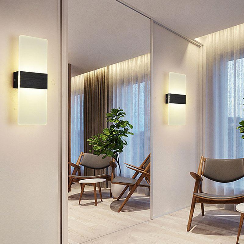 Arandela de Parede Minimalista Acrílico - Casas Gael