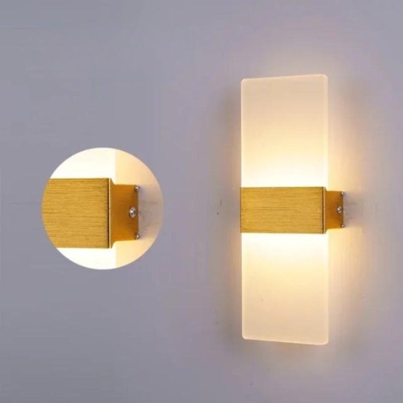 Arandela de Parede Minimalista Acrílico - Casas Gael