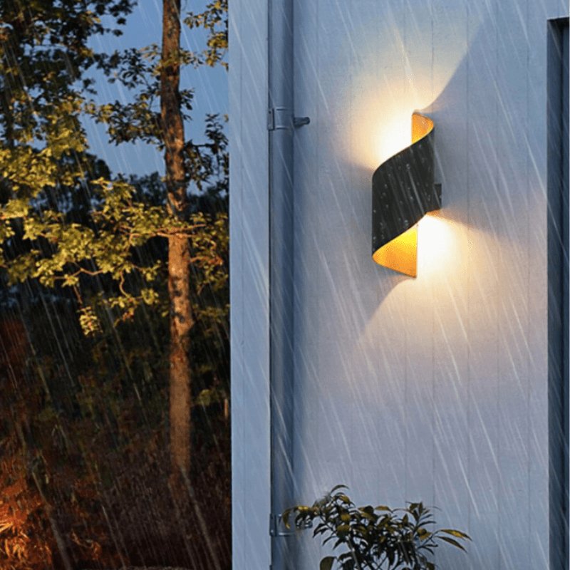 Arandela Externa de Parede Led Espiral - Casas Gael