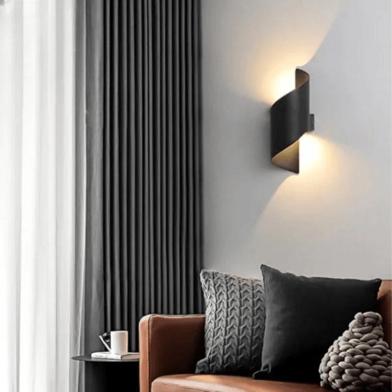 Arandela Externa de Parede Led Espiral - Casas Gael