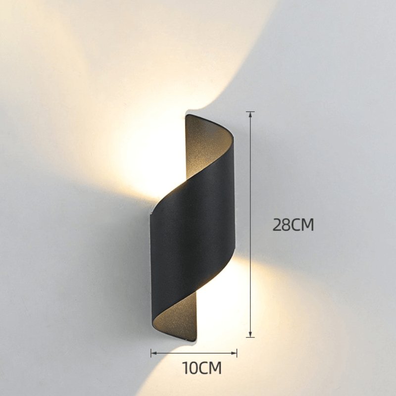 Arandela Externa de Parede Led Espiral - Casas Gael