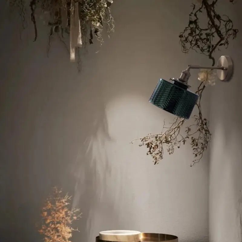 Arandela Vintage Metal e Vidro - Casas Gael