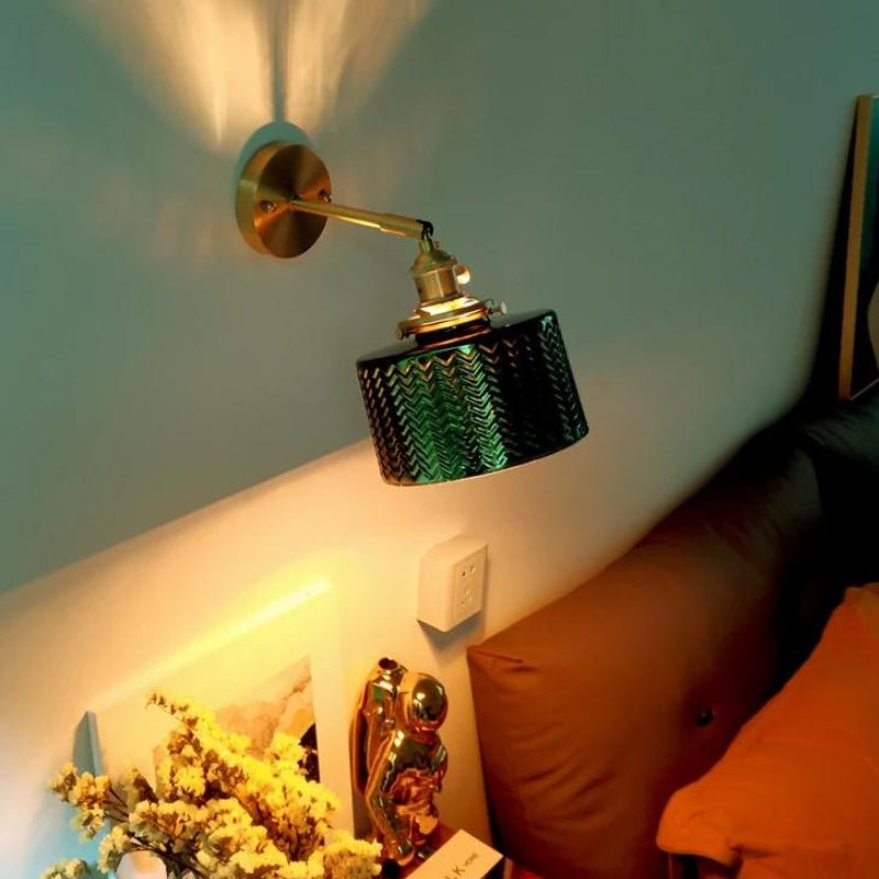 Arandela Vintage Metal e Vidro - Casas Gael