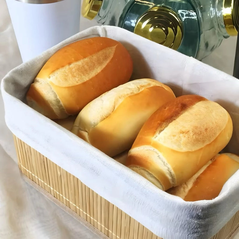 Cesto organizador multiuso e decorativo em Bambu - 3 peças