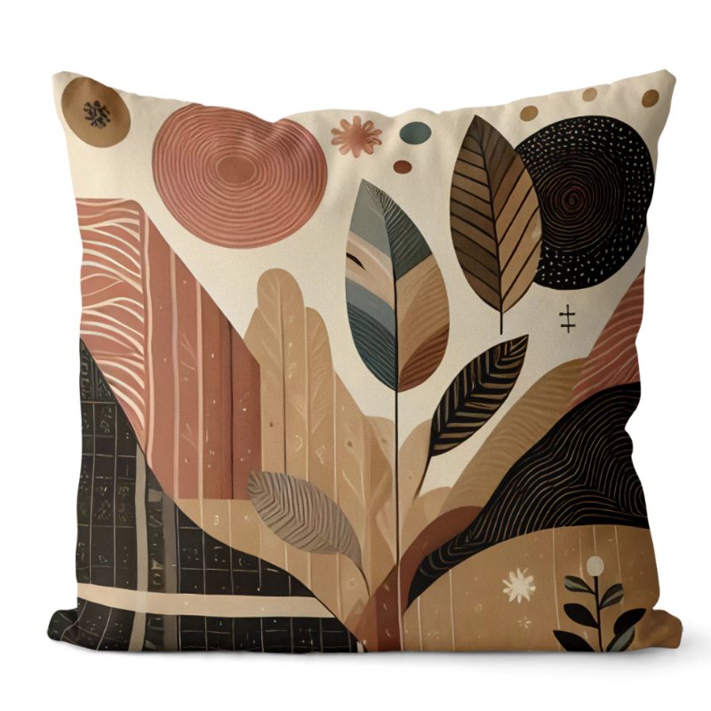 Conjunto 4 Capas de Almofadas Decorativas Tons Terrosos - Casas Gael