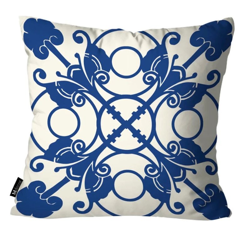 Conjunto 4 Capas para Almofadas Portuguesas Azul - Casas Gael