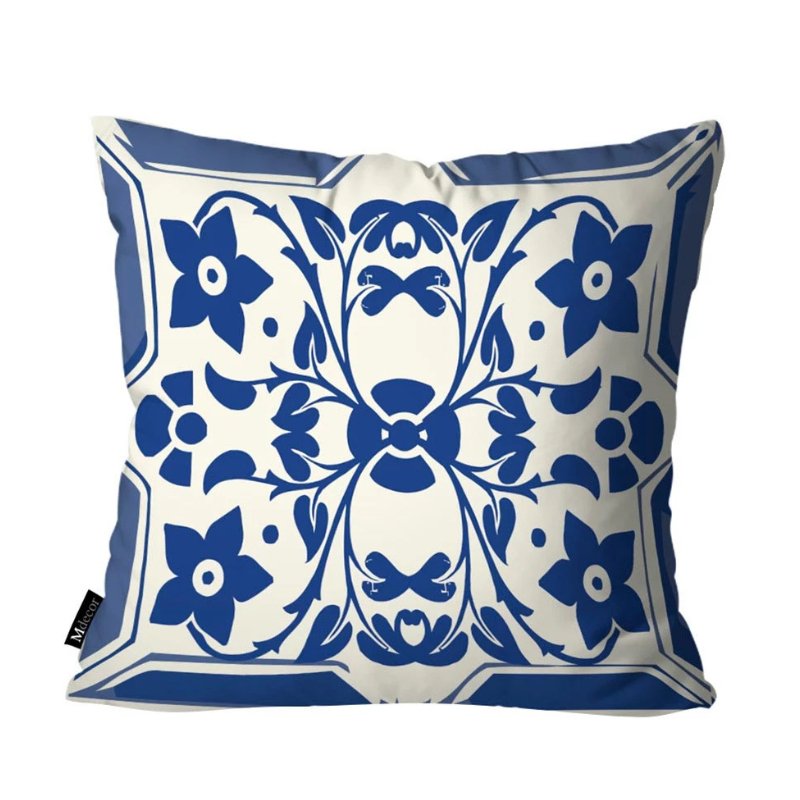 Conjunto 4 Capas para Almofadas Portuguesas Azul - Casas Gael