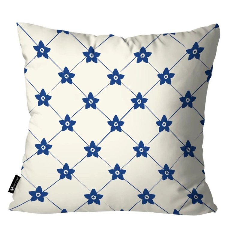 Conjunto 4 Capas para Almofadas Portuguesas Azul - Casas Gael