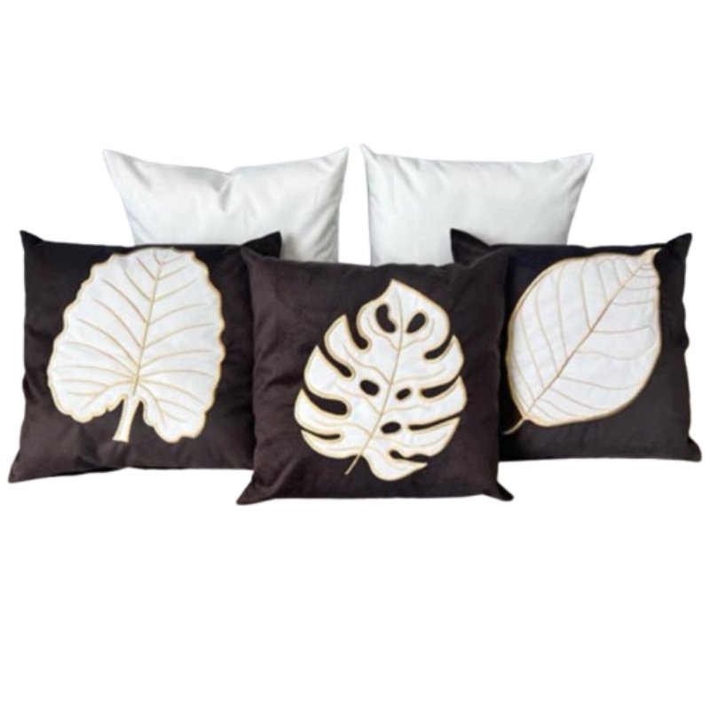 Conjunto 5 Capas de Almofada Bordada Boho Chic - Casas Gael