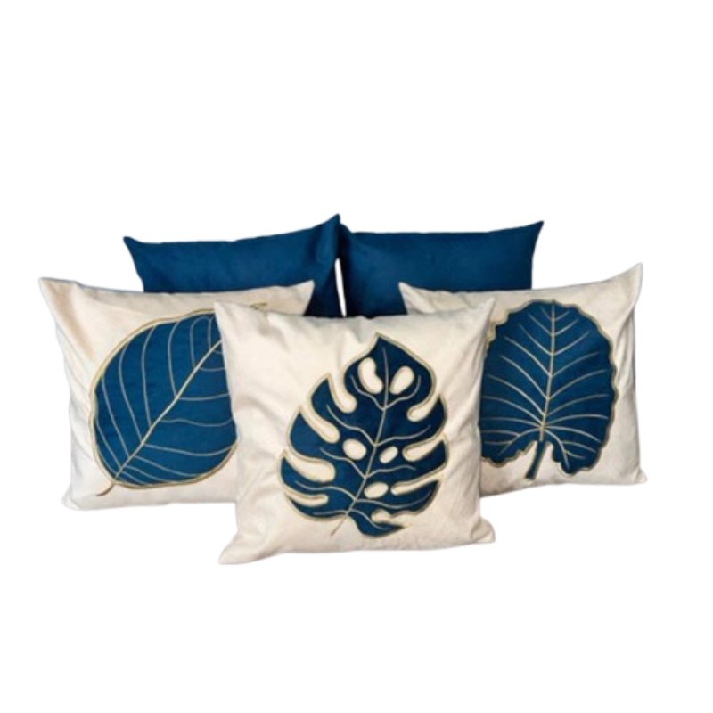 Conjunto 5 Capas de Almofada Bordada Boho Chic - Casas Gael