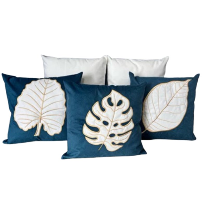 Conjunto 5 Capas de Almofada Bordada Boho Chic - Casas Gael